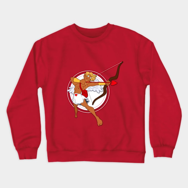 Hot Cupid Crewneck Sweatshirt by richhwalsh